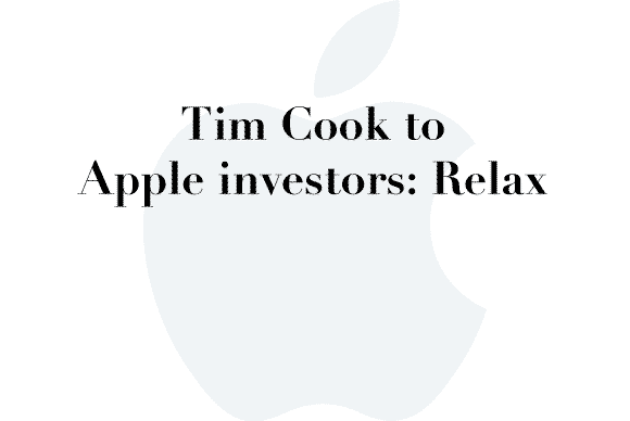 tim cook investors