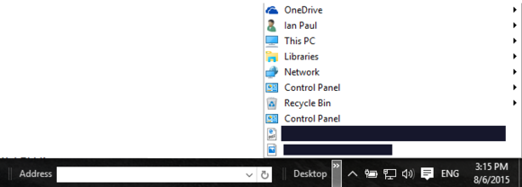 toolbartaskbar