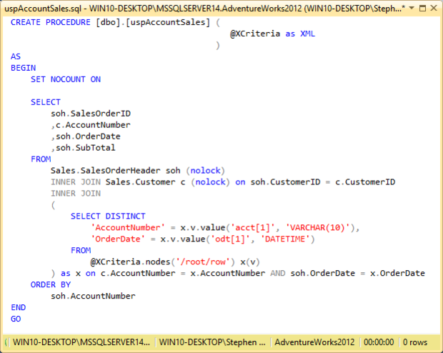 mysql stored procedure with parameters