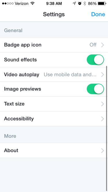 twitter settings autoplay