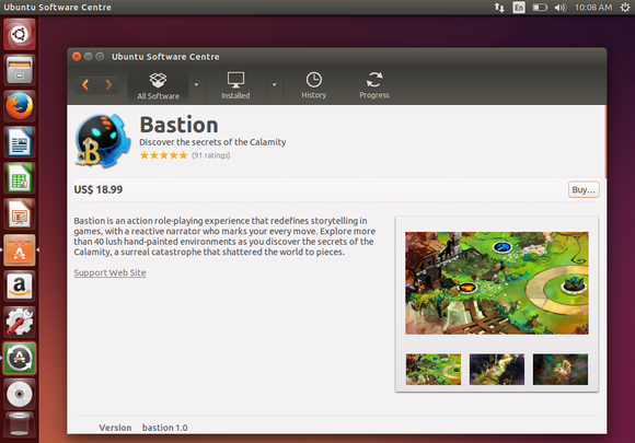 ubuntu software center bastion