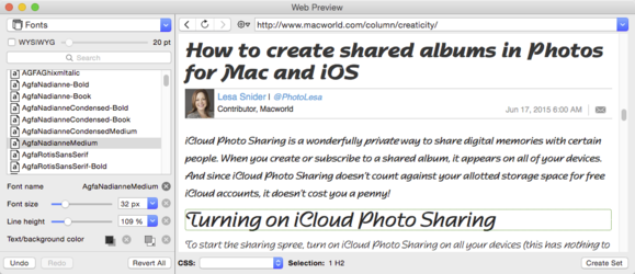 FontExplorer X Pro 5 web preview