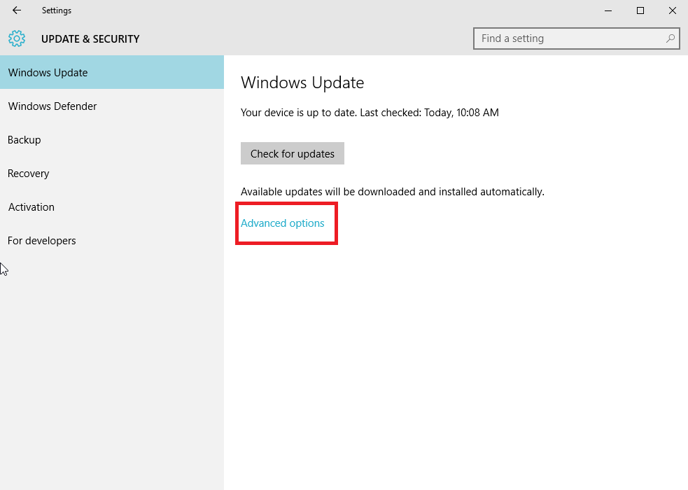 how can i down load microsoft updates for windows 10