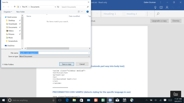 Office Mobile file explorer