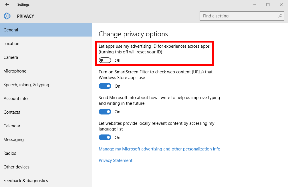 Windows 10 update and privacy settings что это за программа