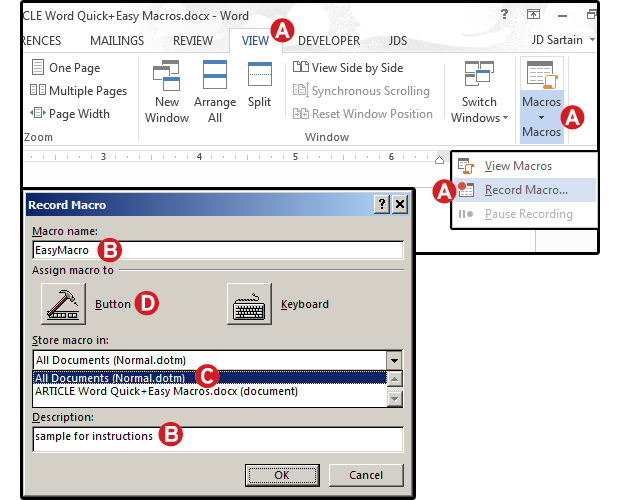 Word Macros Four Examples To Automate Your Documents Pcworld 1970