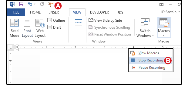 microsoft word insert image macro