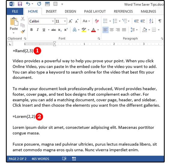 01 create random text with the rand command