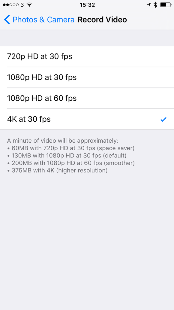 How And When To Capture 4k Video On The Iphone 6s And 6s Plus Macworld