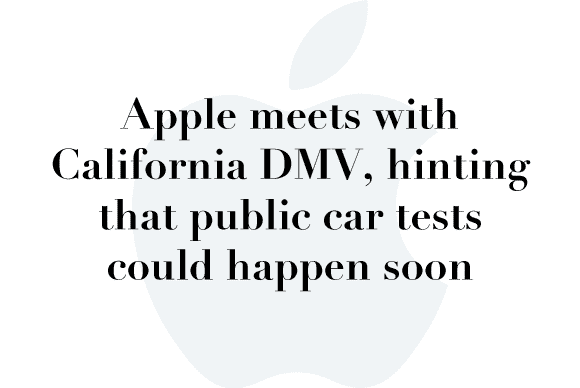 apple california dmv