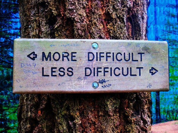 decisions path difficult easy