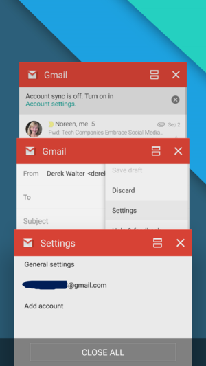 gmail multitasking