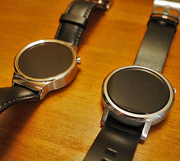 Huawei Watch, Moto 360 (close)