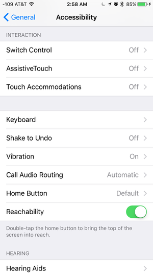 ios9 settings accessibility