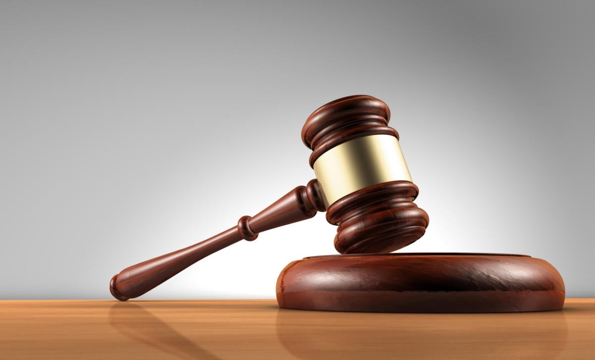 lawsuit judge law court decision sued gavel