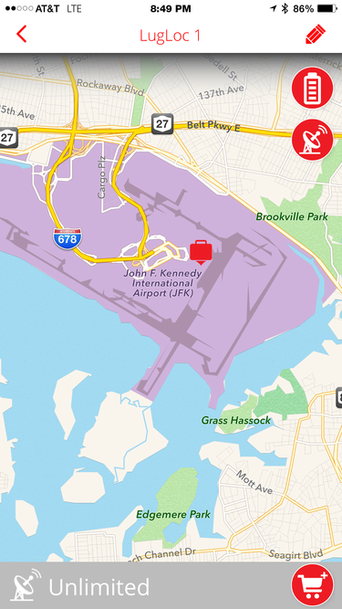 lugloc jfk ios