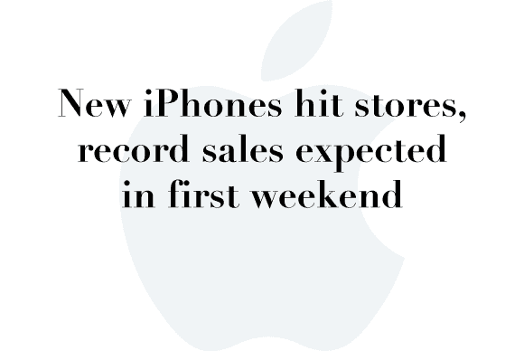 new iphone sales