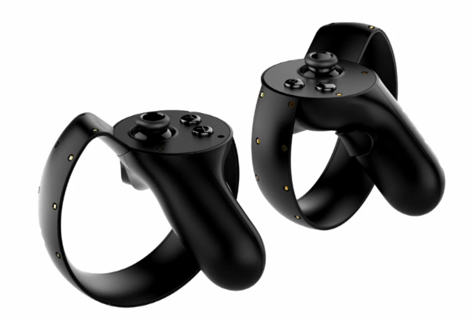 oculus vr headset with controllers