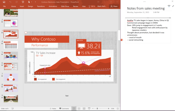 office 2016 onenote linking