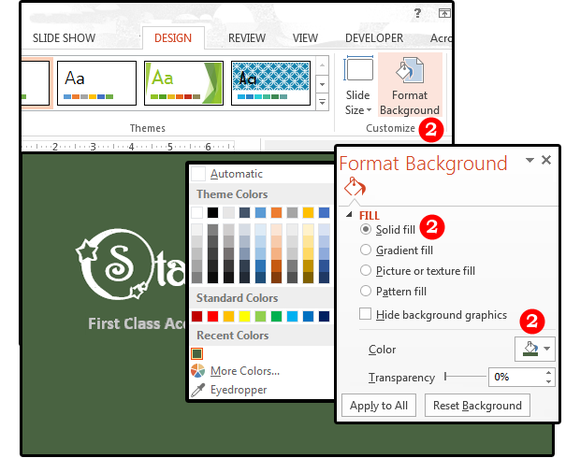 Powerpoint background tips: How to customize the images, colors and borders  | PCWorld
