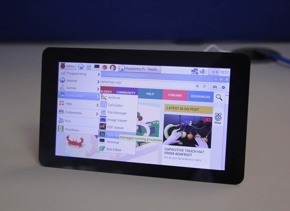 raspberry pi touchscreen