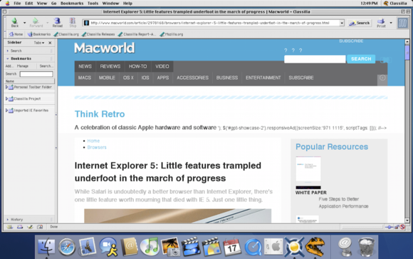 refresh an old mac install a modern browser