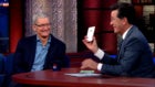 Tim Cook shows Stephen Colbert a more people-friendly side of Apple