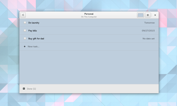 todo GNOME 3.18