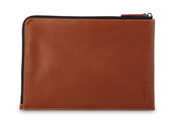 toffee leathercornersleeve ipad