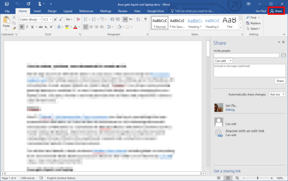 word2016sharing