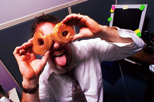 workplace distractions donuts crazy