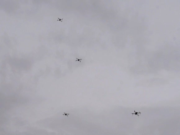 NIE drone swarm
