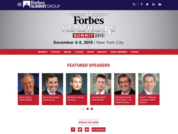 Forbes Healthcare Summit 2015