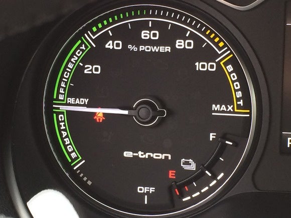 2016 audi sportback e tron battery fuel dial