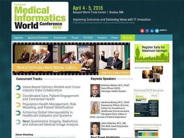Medical Informatics World Conference 2016 