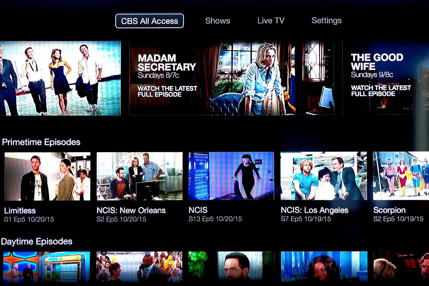 cbs all access app xbox