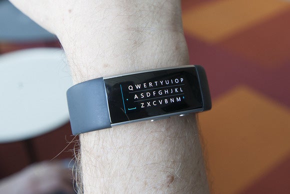 Microsoft Band 2 keyboard