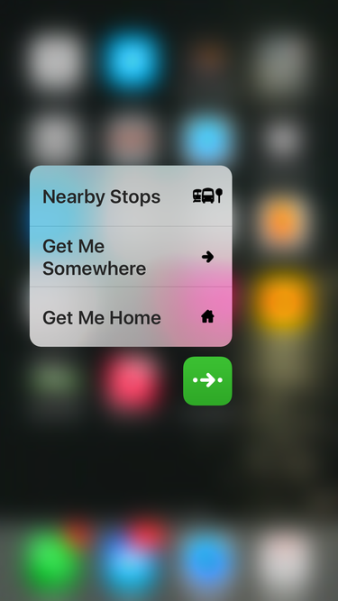 citymapper 3d touch