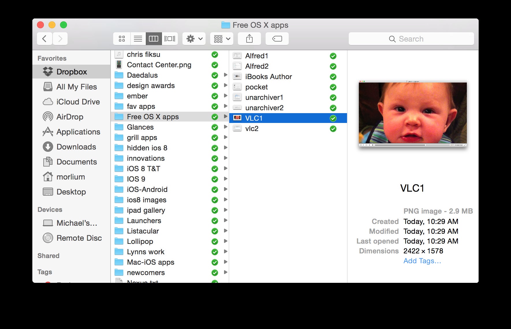 dropbox for mac os x