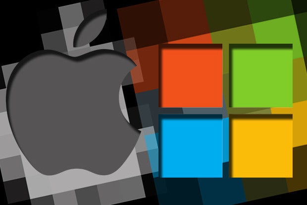 Hasil gambar untuk apple vs microsoft