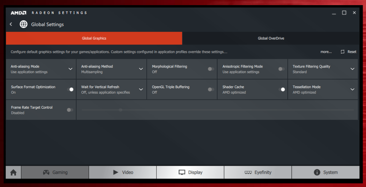 amd radeon settings software