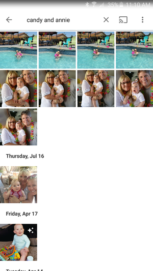 google photos search by description