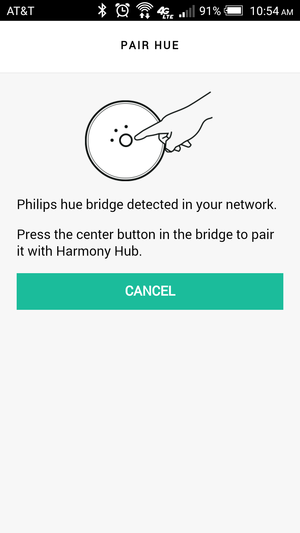 Using Harmony Elite with Philips Hue bulbs