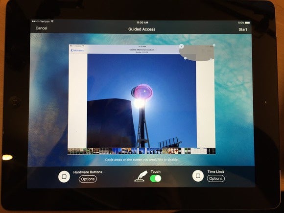 mac911 guided access selection