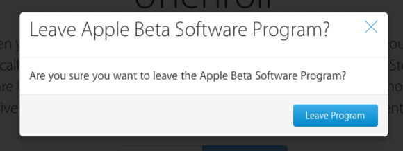 mac911 leave ios beta program