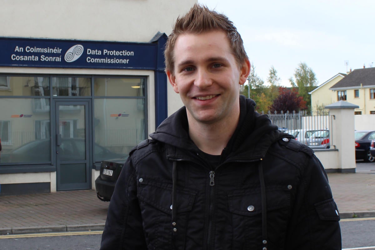 Max Schrems at irish dpc