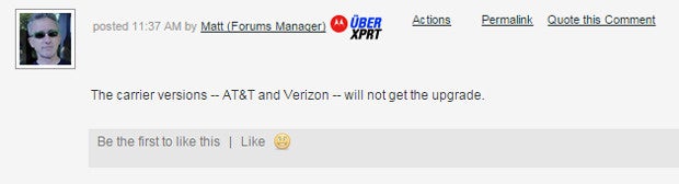 Moto X Forum Comment