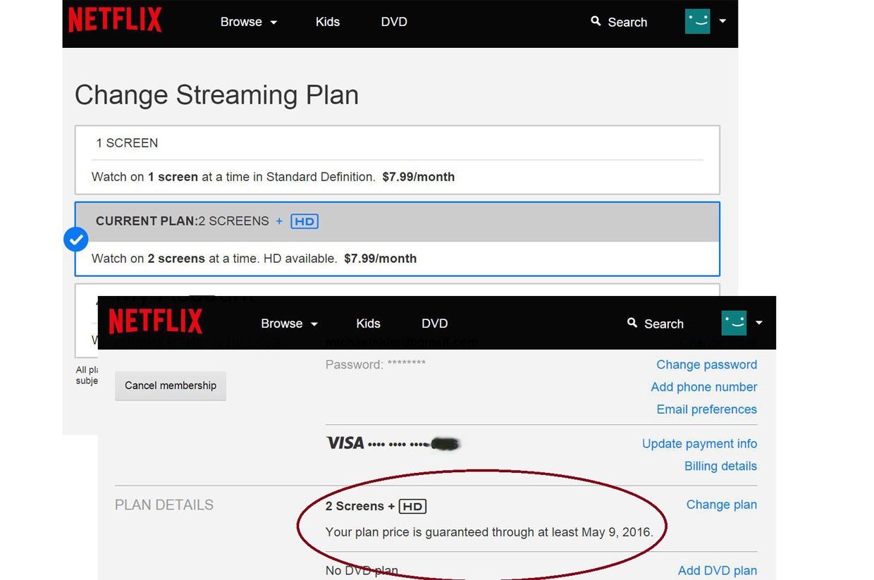 netflix subscription price