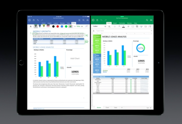 office split screen ios 9