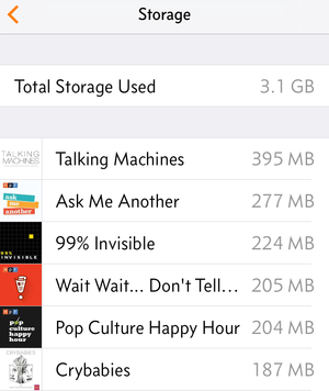 overcast2 storage